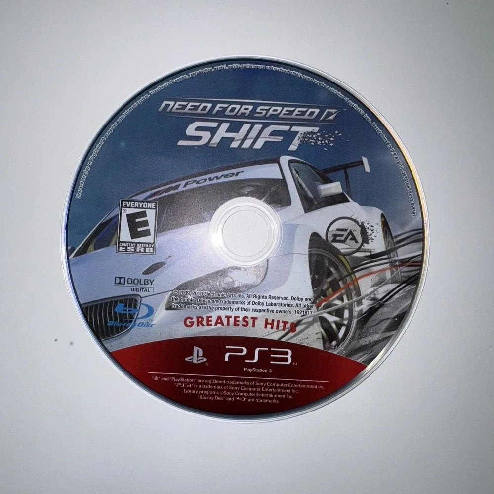 Need for Speed Shift PS3 Disc Only Playstation 3 Video Game